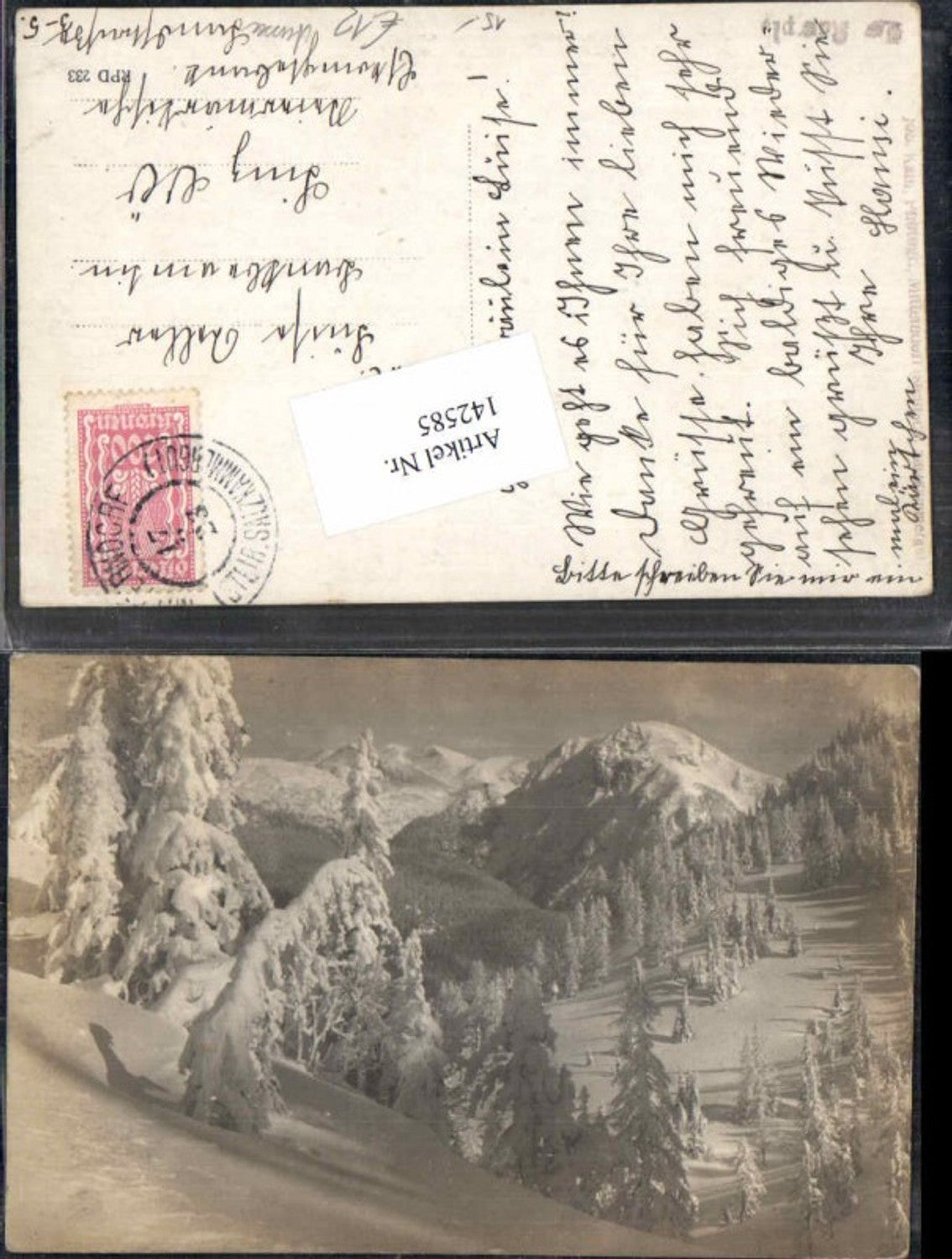 Alte Ansichtskarte – Old Postcard