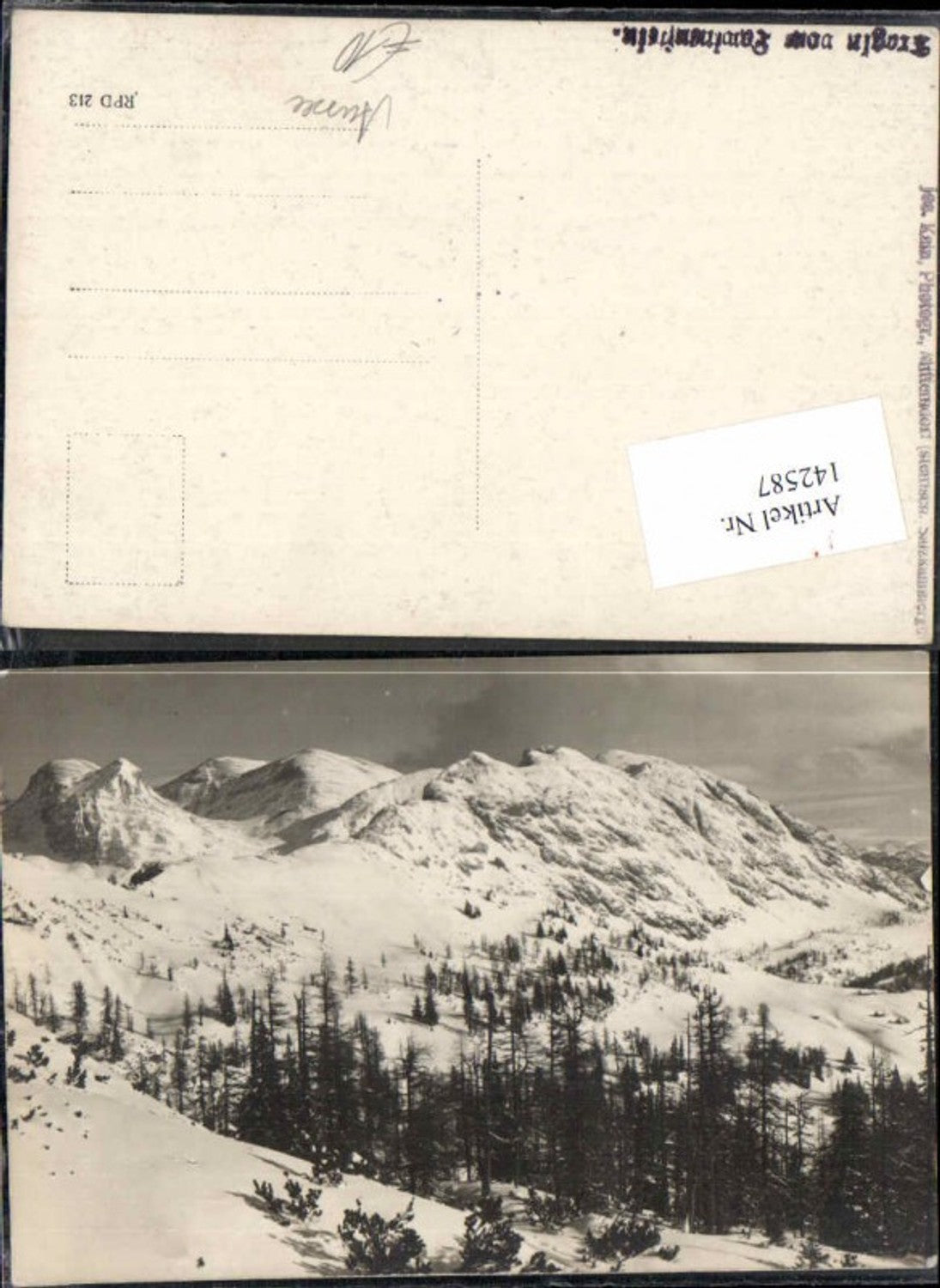 Alte Ansichtskarte – Old Postcard