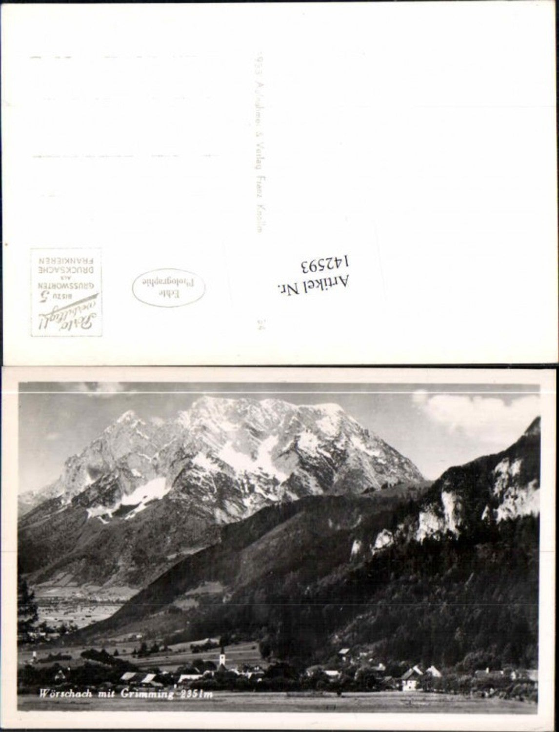 Alte Ansichtskarte – Old Postcard