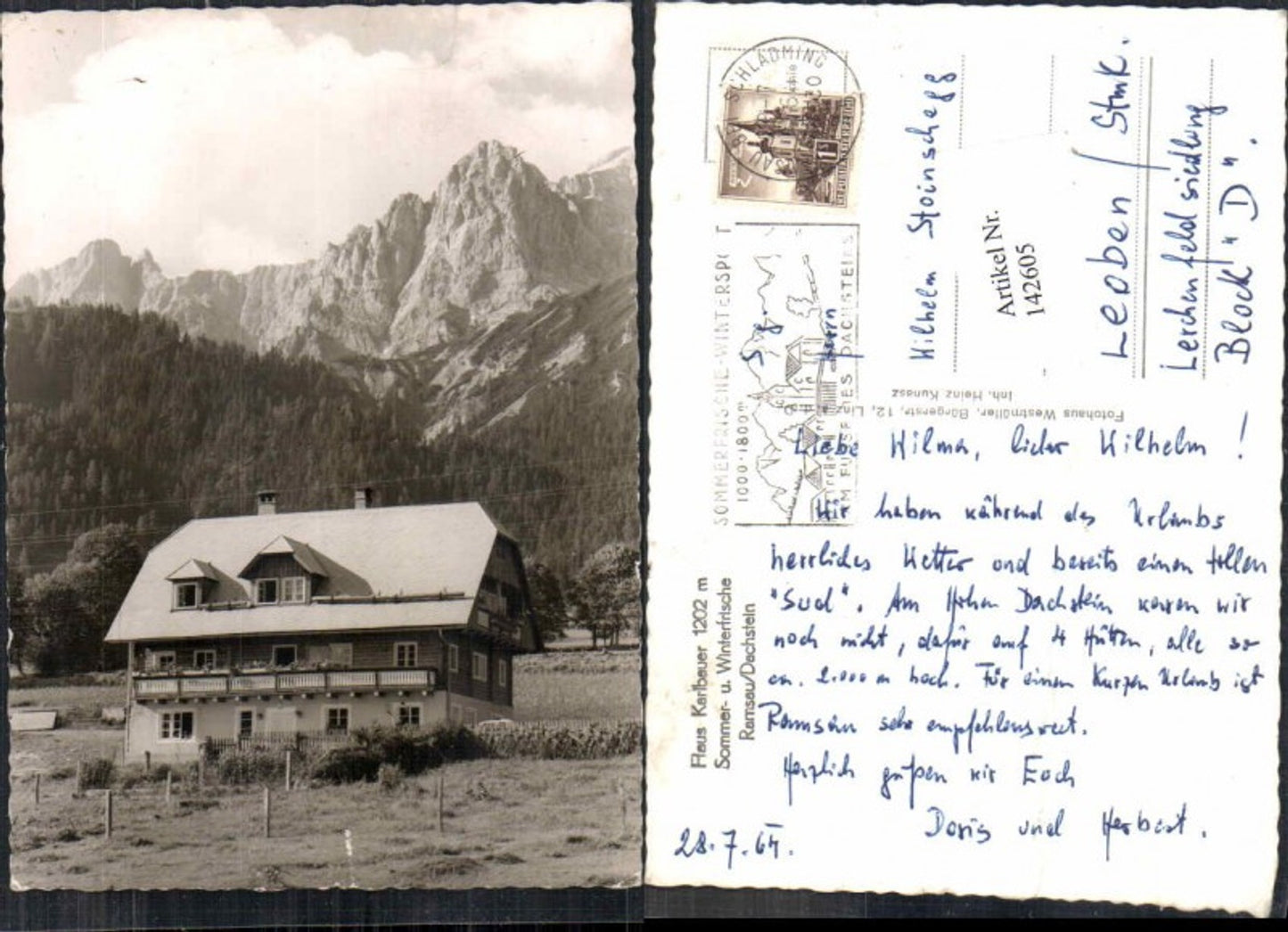 Alte Ansichtskarte – Old Postcard