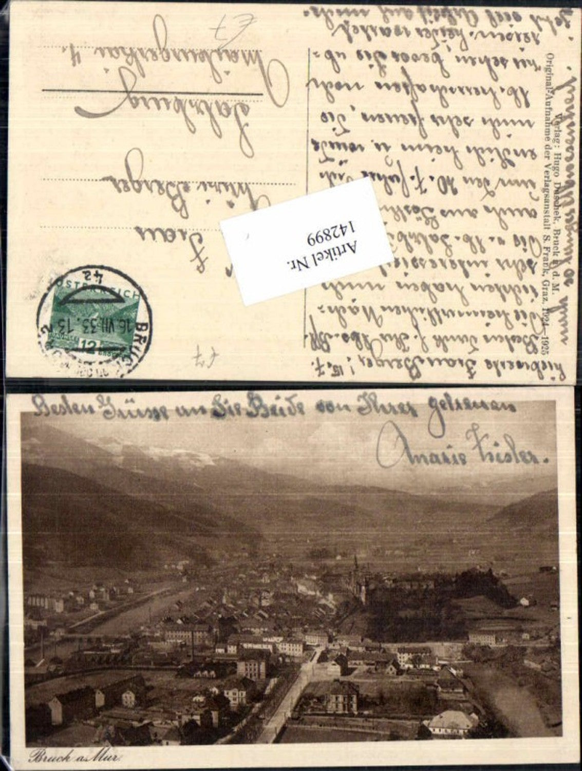 Alte Ansichtskarte – Old Postcard