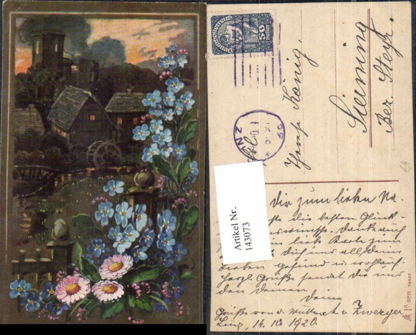 143073, Watermill, Waterwheel, Mill, Flowers