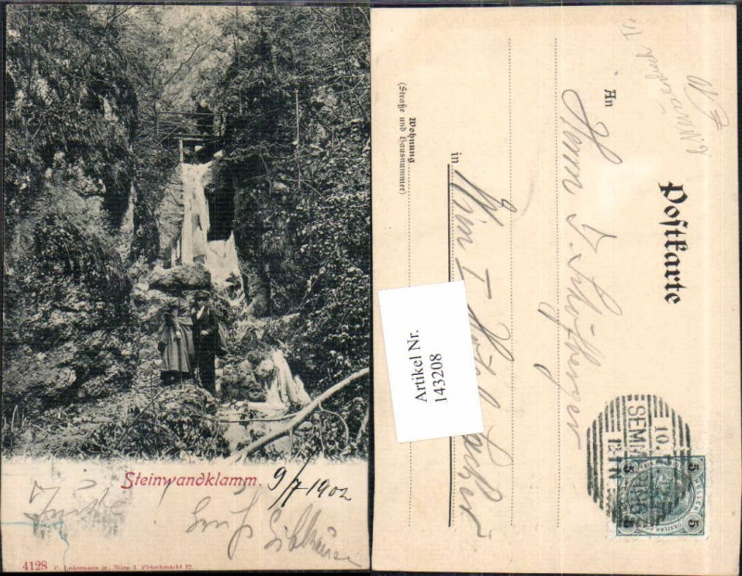 143208,Steinwandklamm Partie Furth Weissenbach a.d. Triesting