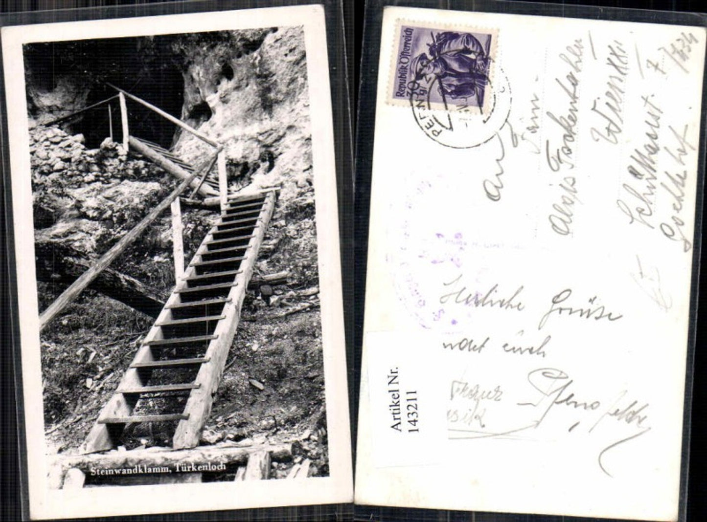 143211,Steinwandklamm Weissenbach a.d. Triesting Furth Türkenloch