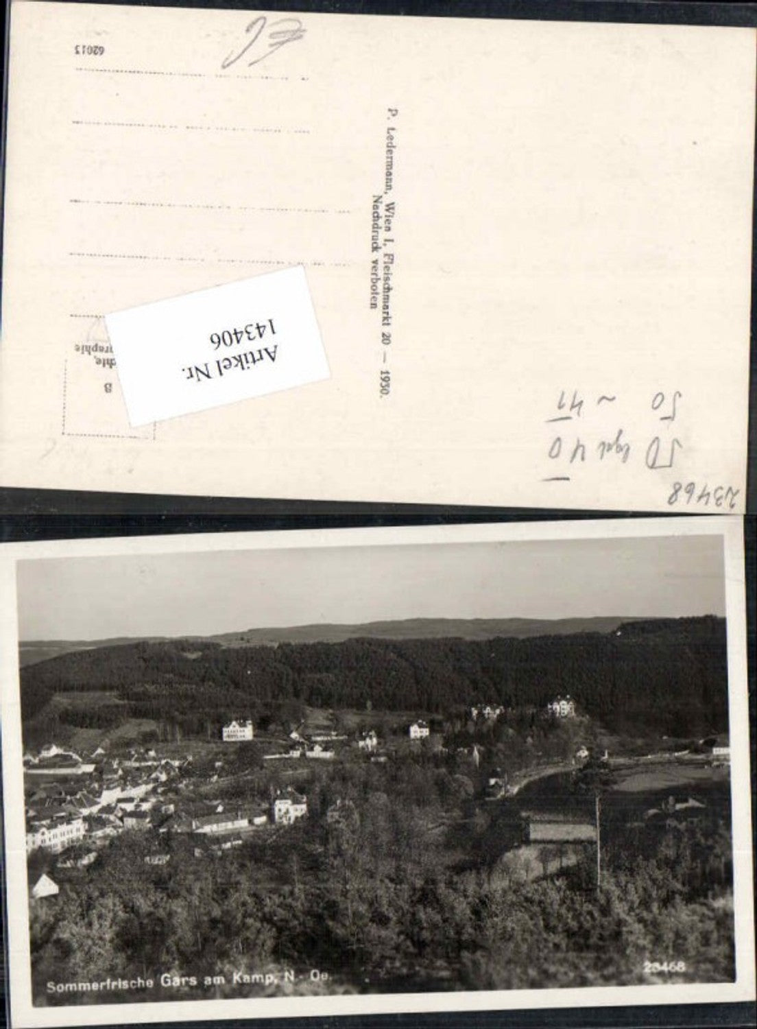 143406,Gars am Kamp Teilansicht 1930