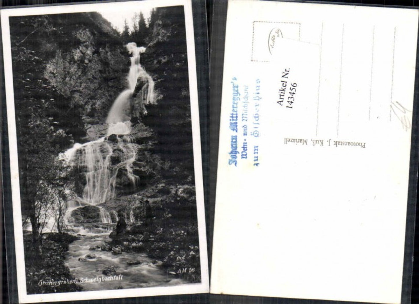 143456,Ötschergräben bei Gaming Mitterbach 1925 Tormäuer