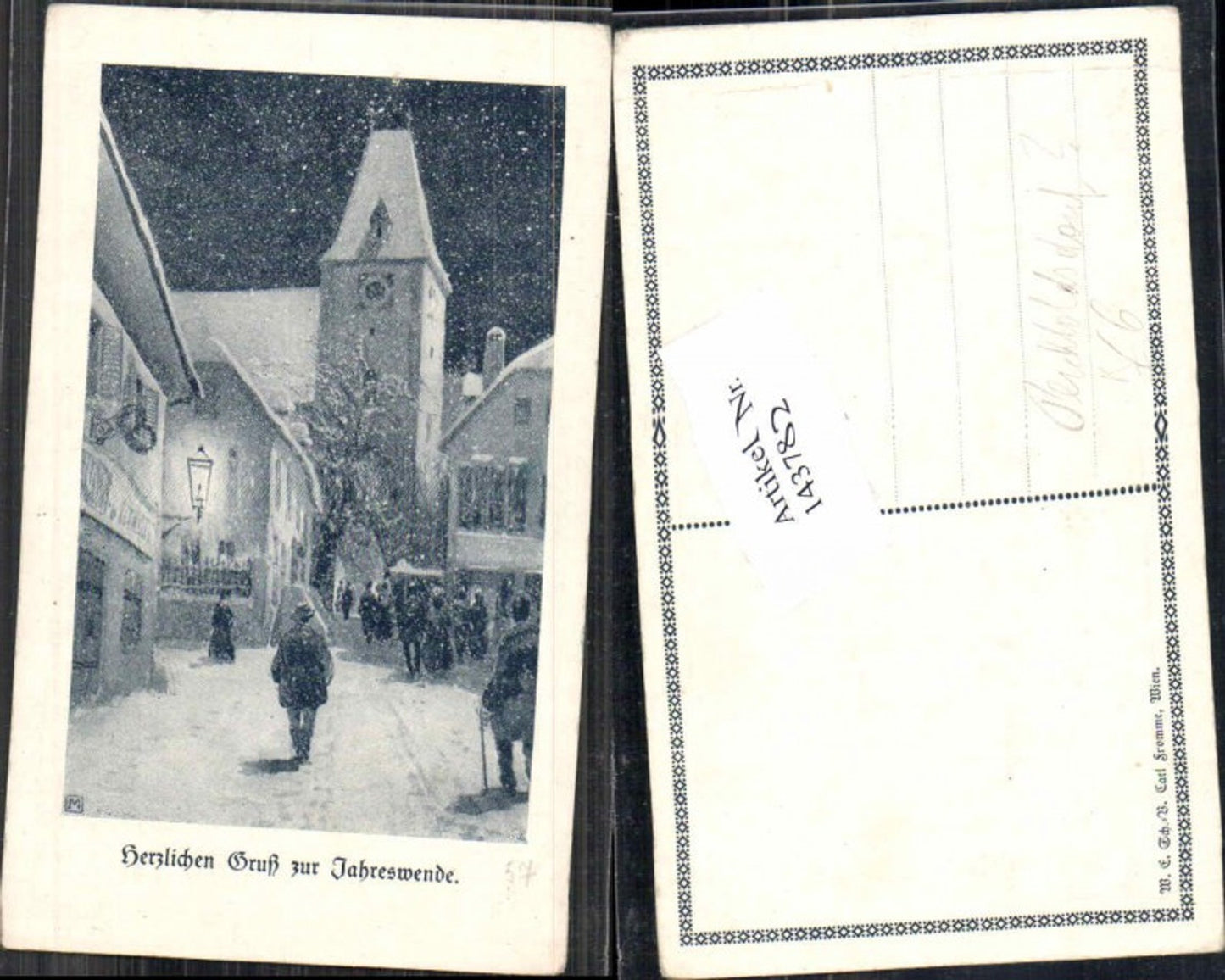 143782,Perchtoldsdorf Neujahrskarte
