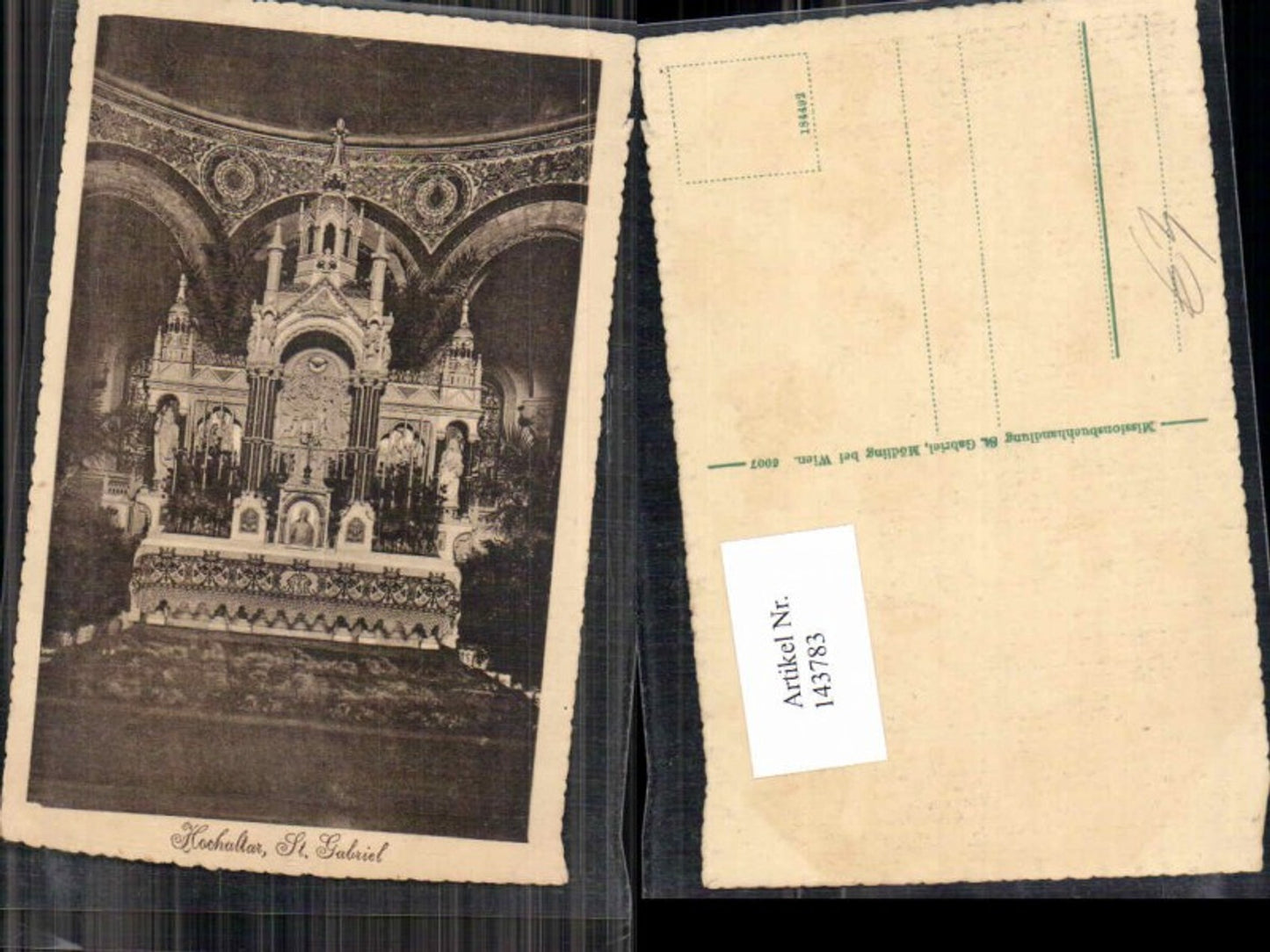 143783,St Gabriel bei Mödling Kirche Altar