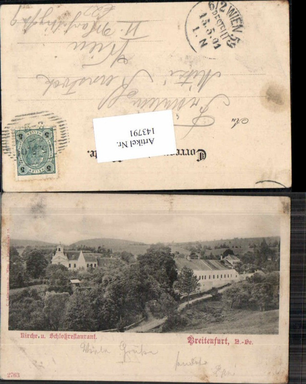 143791,Breitenfurth Breitenfurt bei Wien Kirche Restaurant 1900