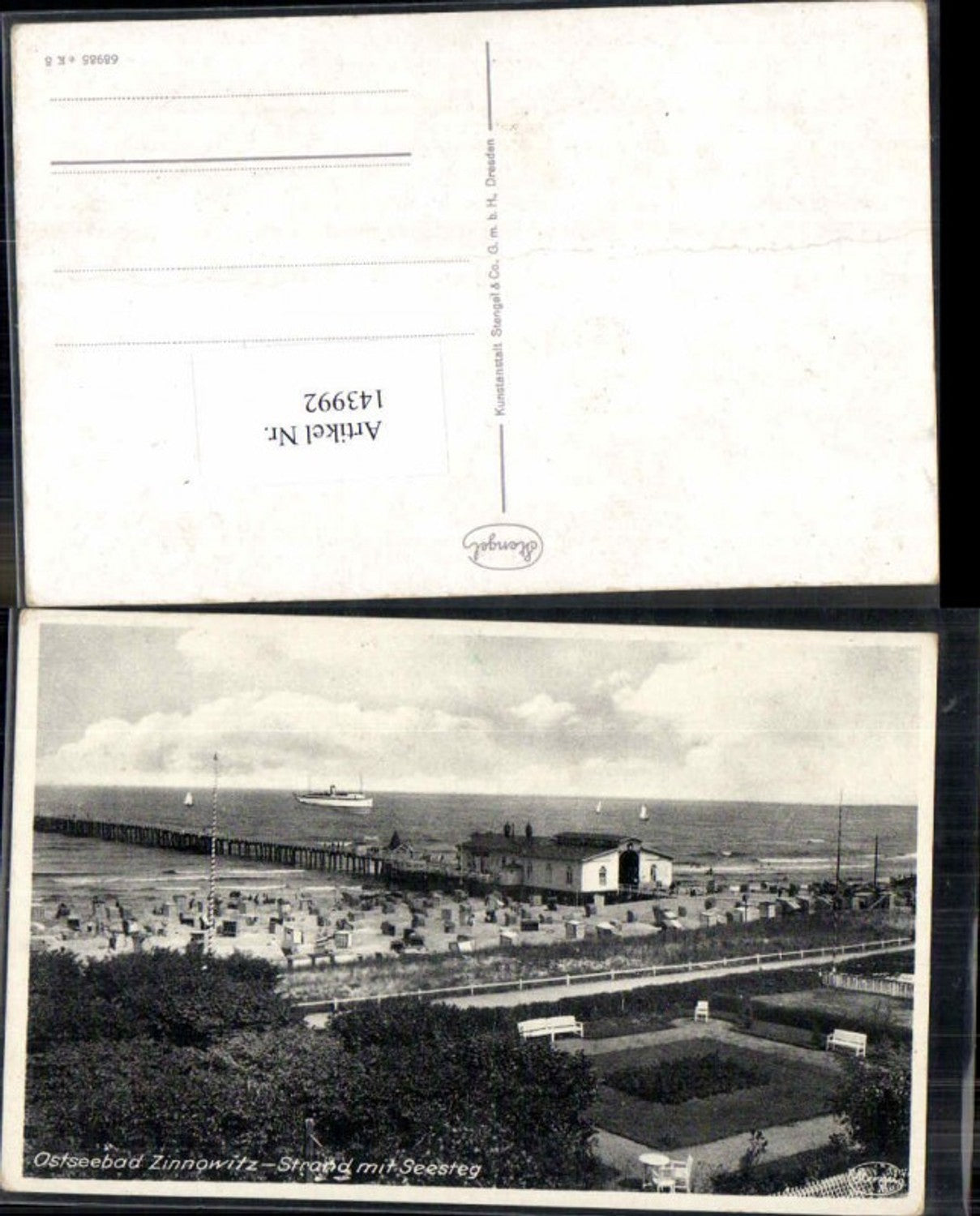 143992,Ostseebad Zinnowitz Strand Meersteg