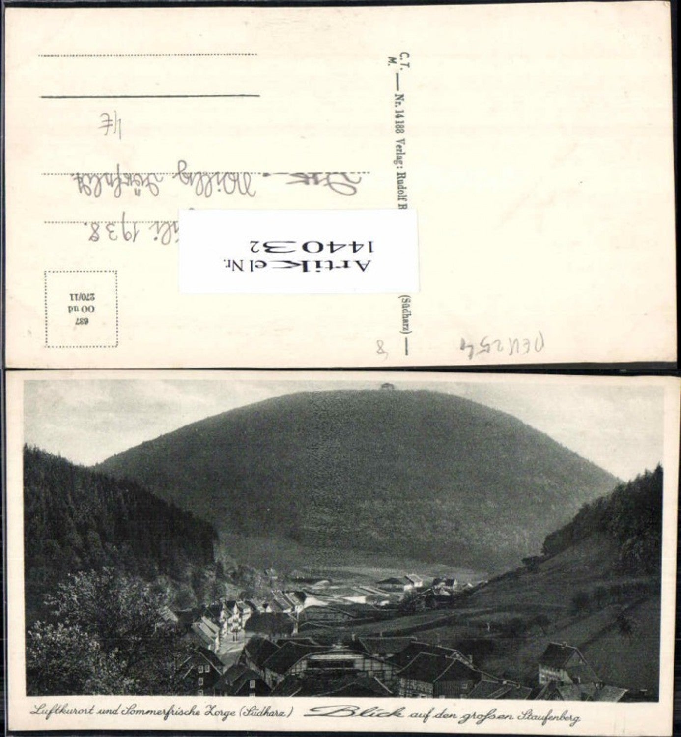 144032,Zorge im Südharz Staufenberg