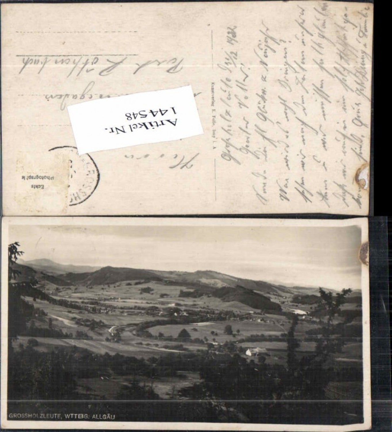 144548,Grossholzleute Allgäu 1920 bei Isny