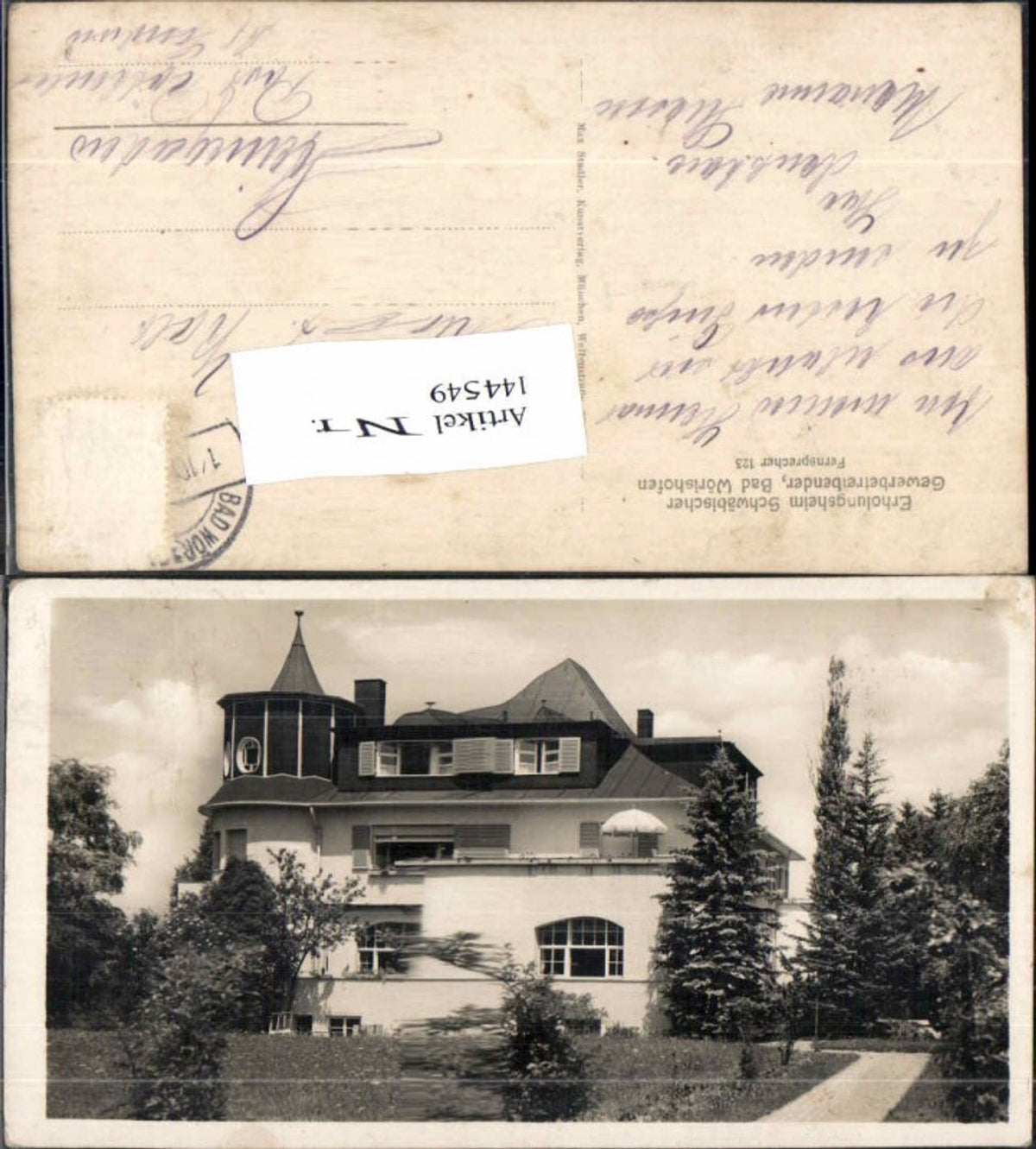 144549,Bad Wörishofen Hof 1930