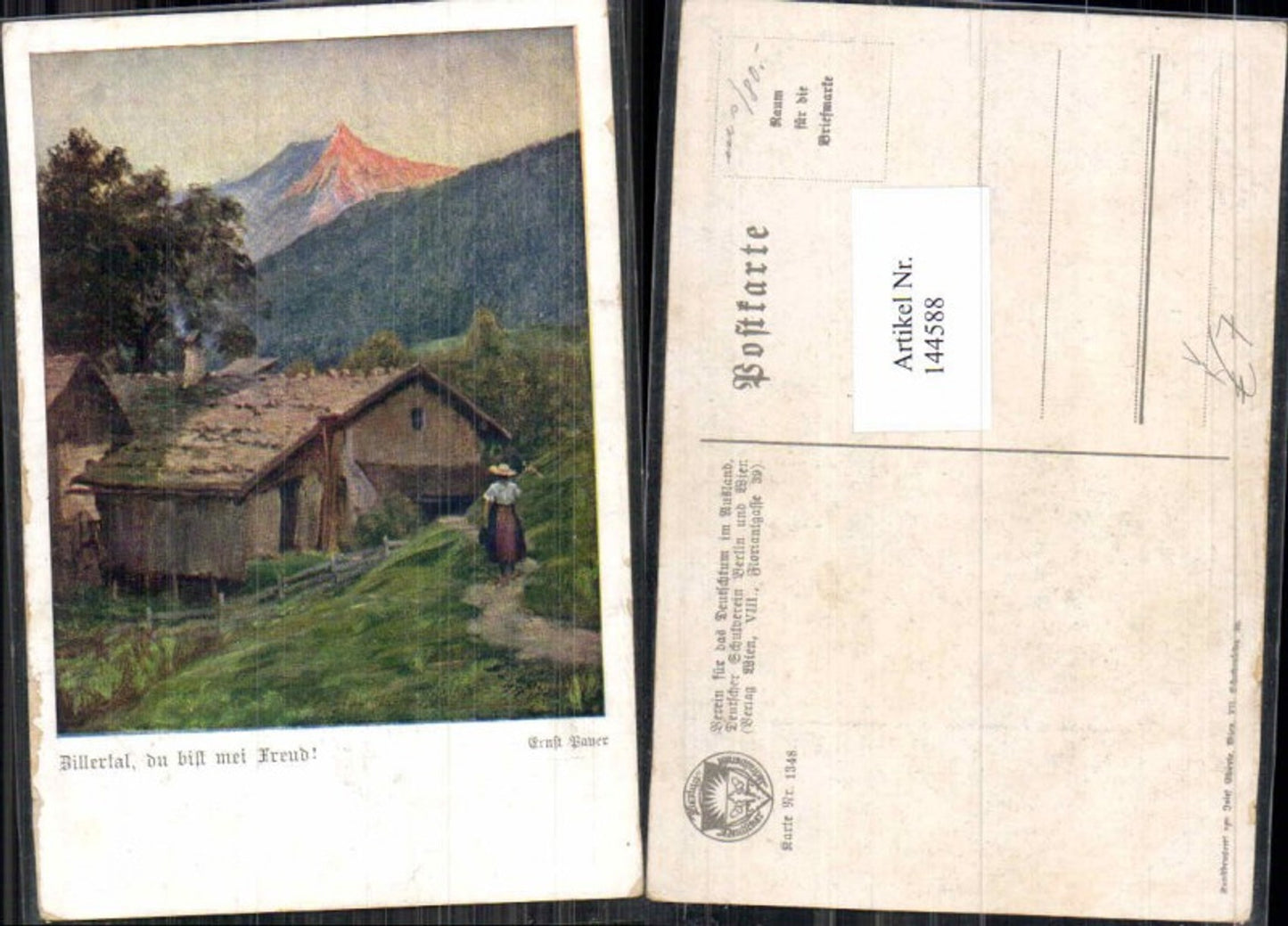 144588,Dt. Schulverein 1348 Ernst Payer Zillertal Mayrhofen Tirol