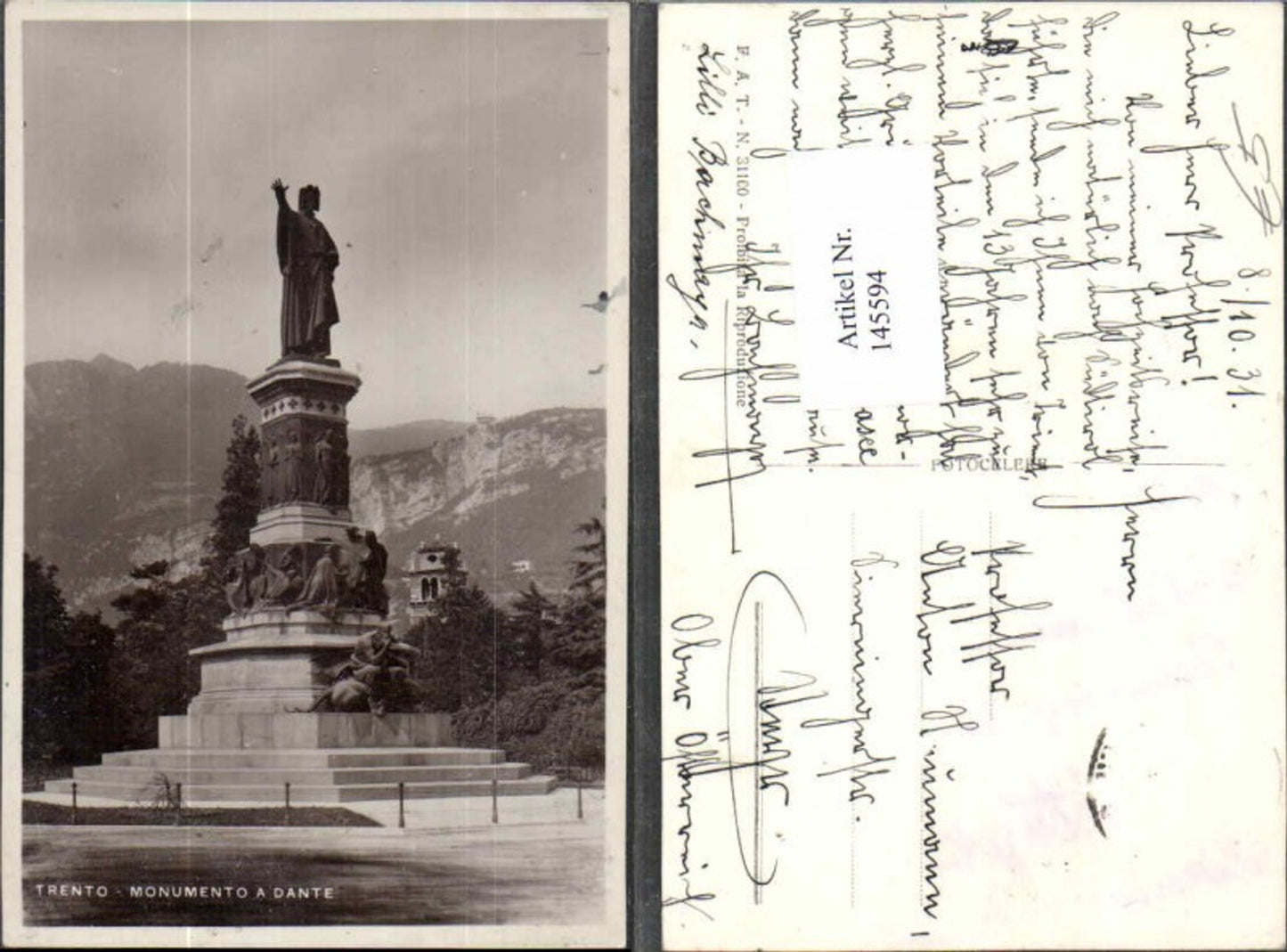 Alte Ansichtskarte – Old Postcard