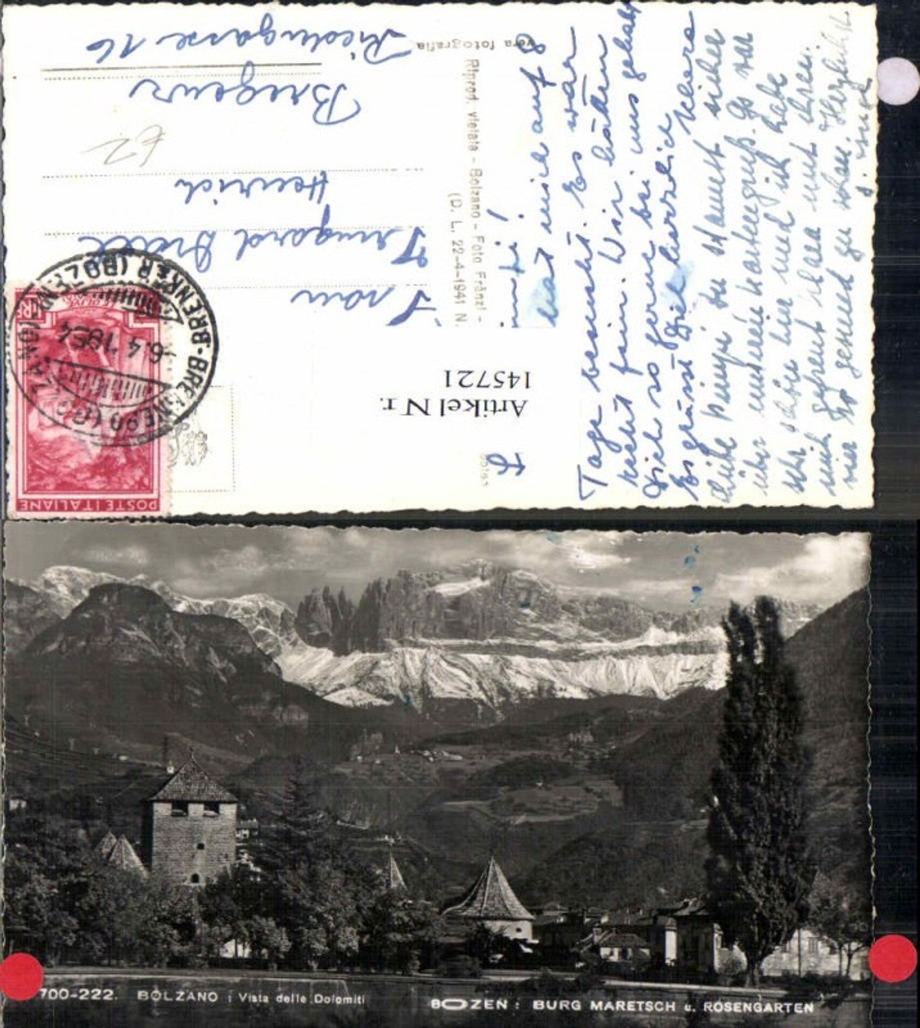 145721,Trentino Bozen Burg Maretsch