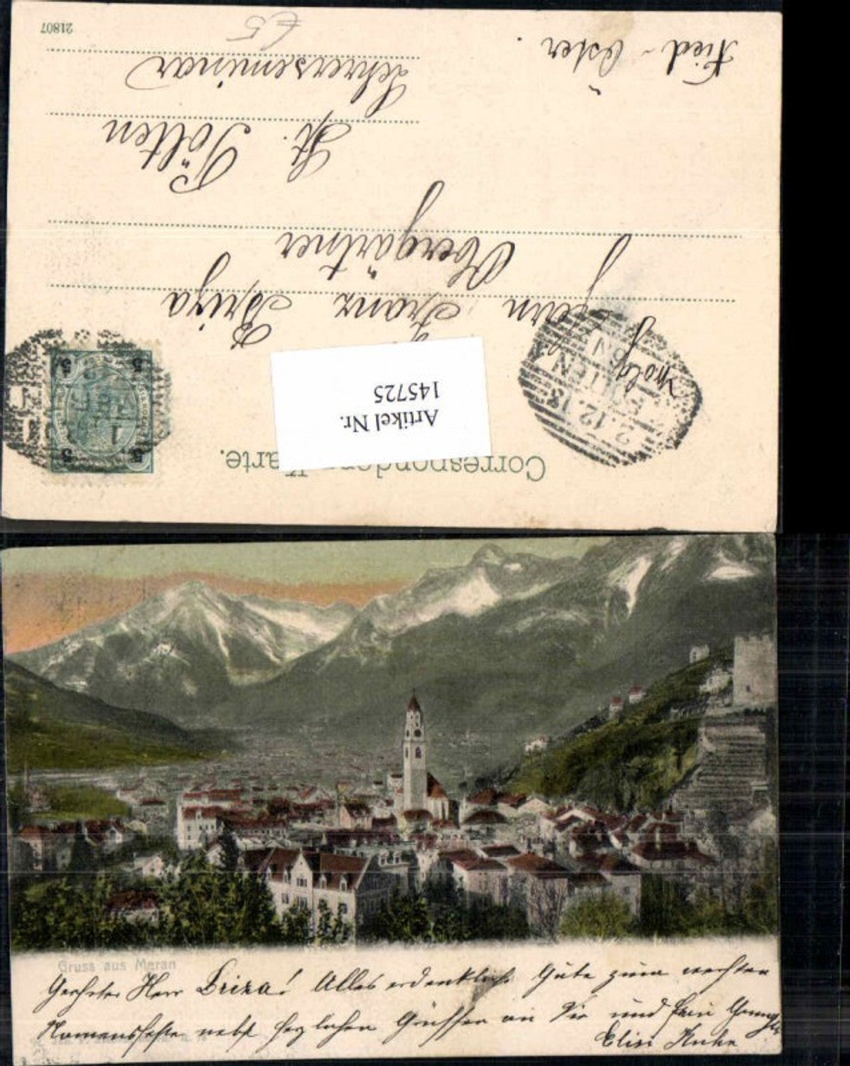 Alte Ansichtskarte – Old Postcard