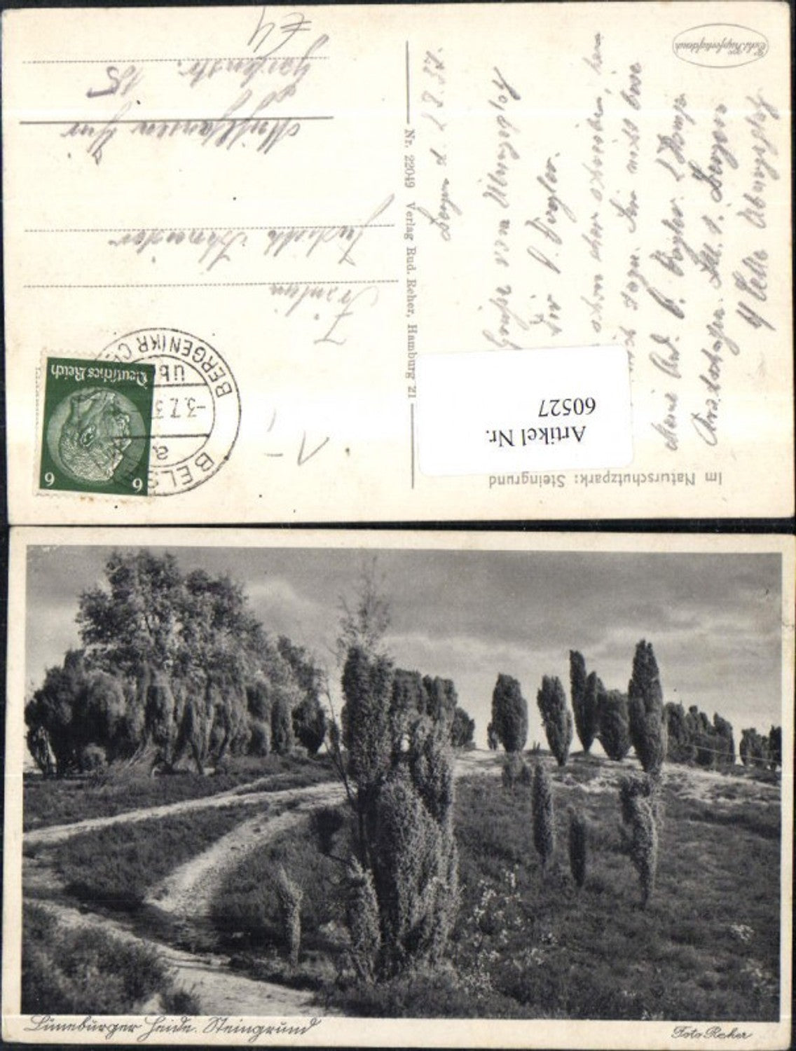 60527,Lüneburger Heide Im Naturschutzpark Steingrund 1937