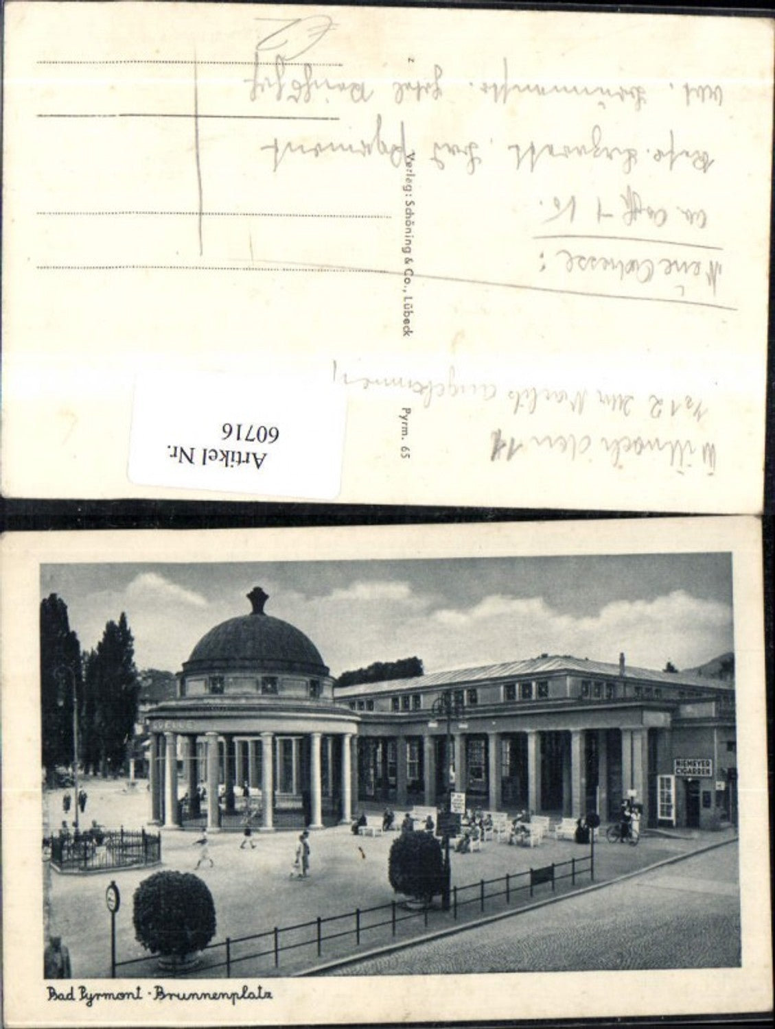 60716,Bad Pyrmont Brunnenplatz Strassenansicht