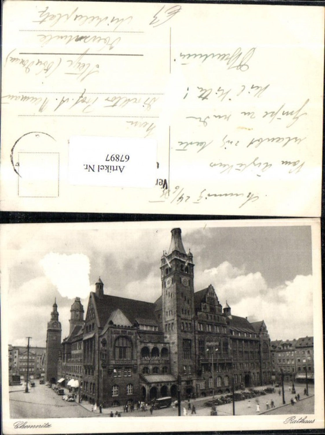 67897,Chemnitz Rathaus Ansicht