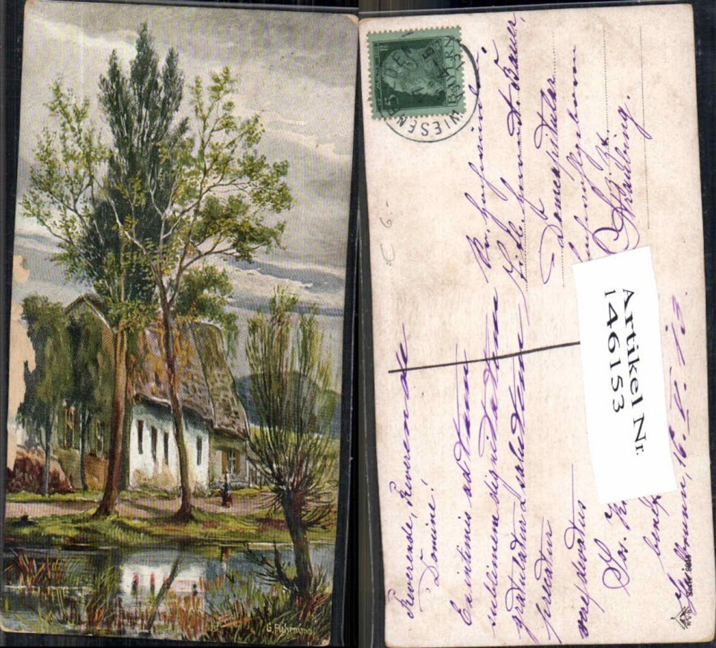 146153,G. Fuhrmann signiert Landschaft