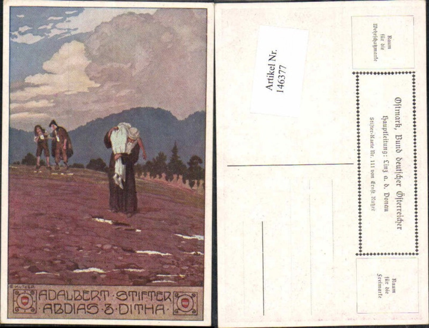 146377,Ostmark Bund deutscher Österreicher Ernst Kutzer Adalbert Stifter 111