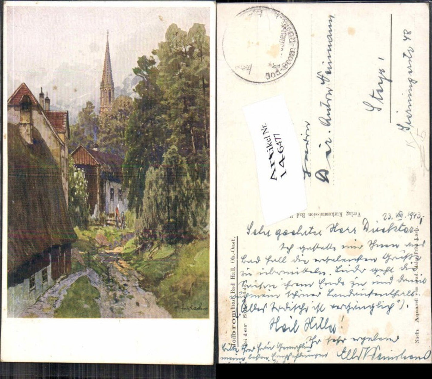 146477,Fritz Lach Bad Hall bei Steyr Bei der Sulzneröde