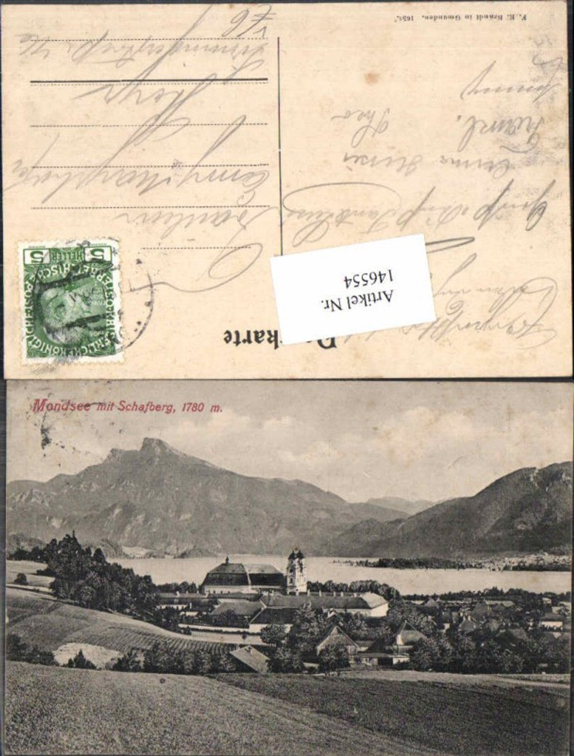 146554,Mondsee m. Schafberg Brandt 1658