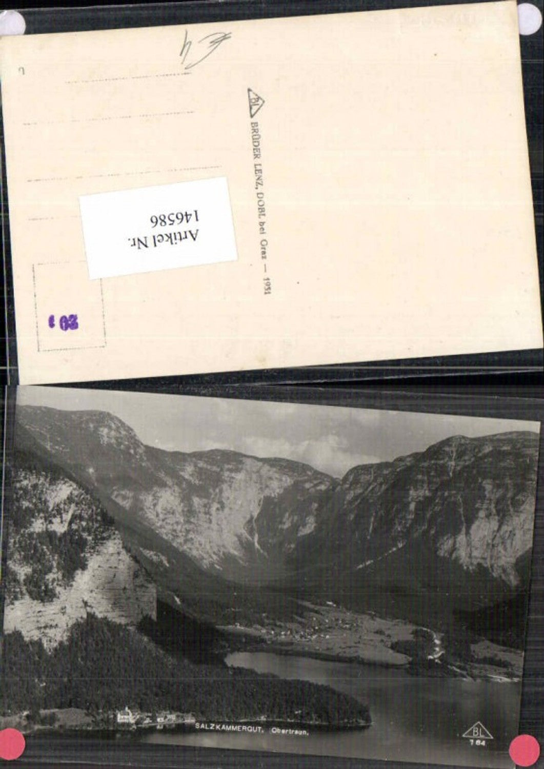 146586,Obertraun Salzkammergut 1931