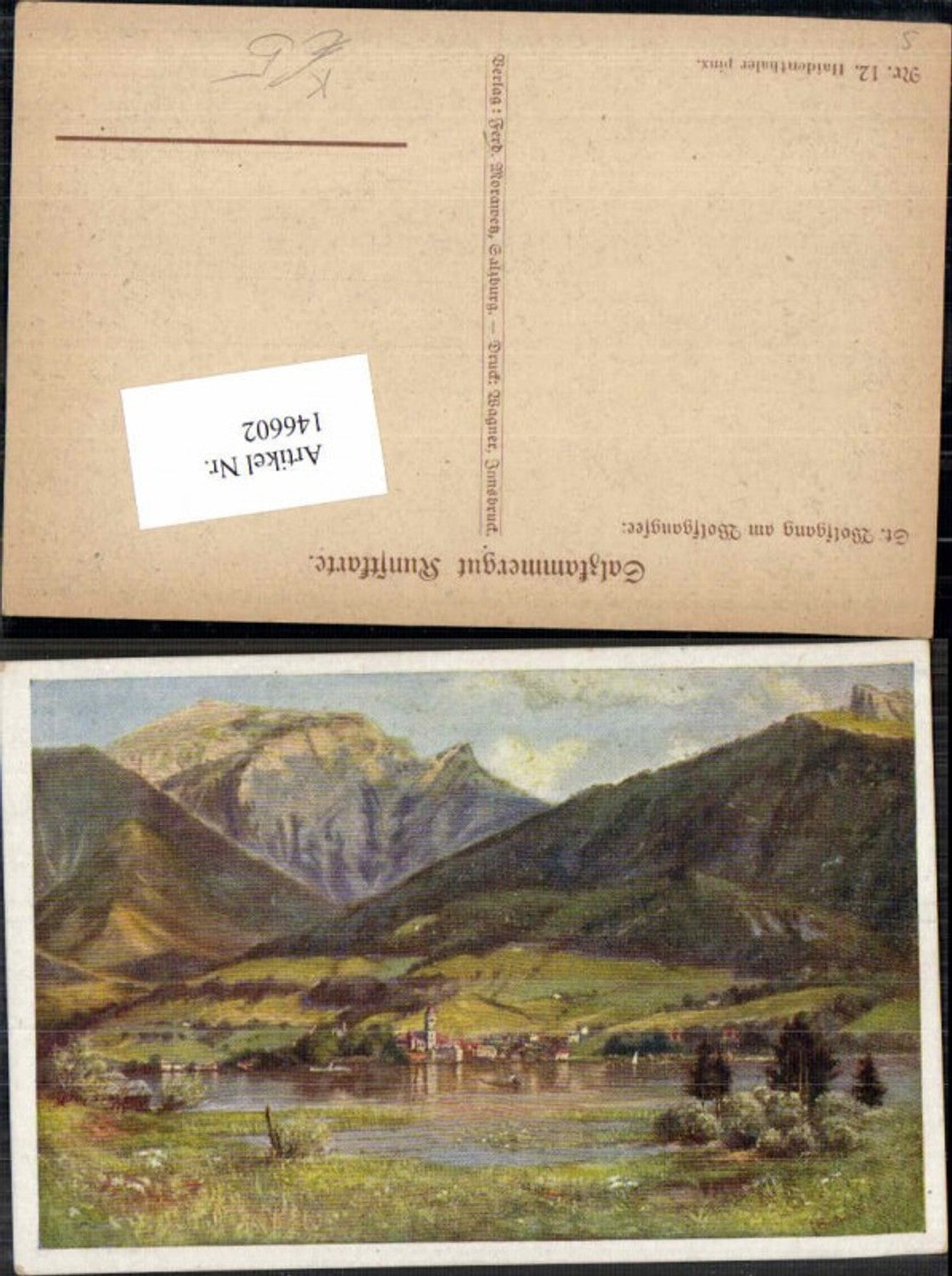 146602,Haidenthaler signiert St Wolfgang am Wolfgangsee