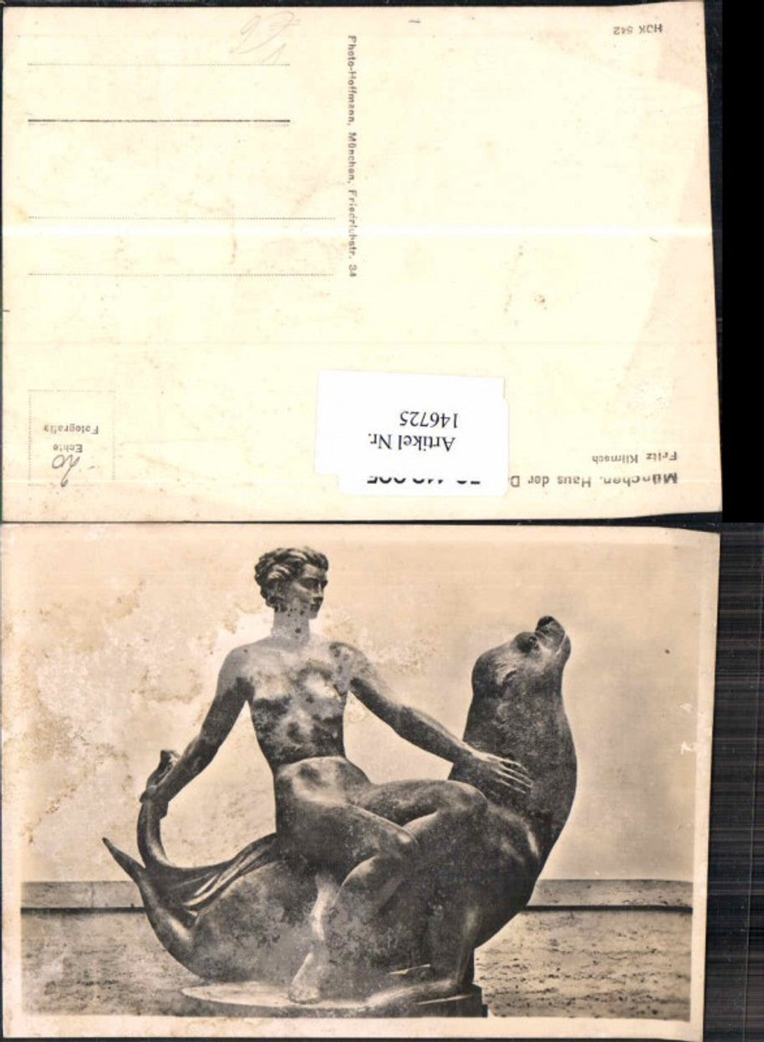 146725,Haus der Deutschen Kunst HDK 542 Fritz Klimsch