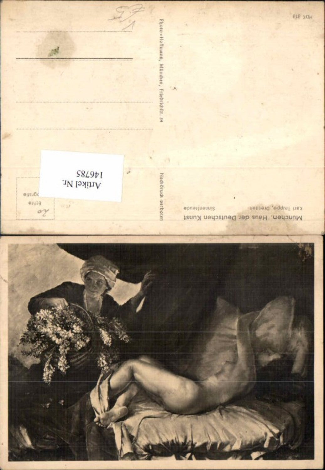 146785, House of German Art HDK 318 Karl Truppe Sensual Pleasure