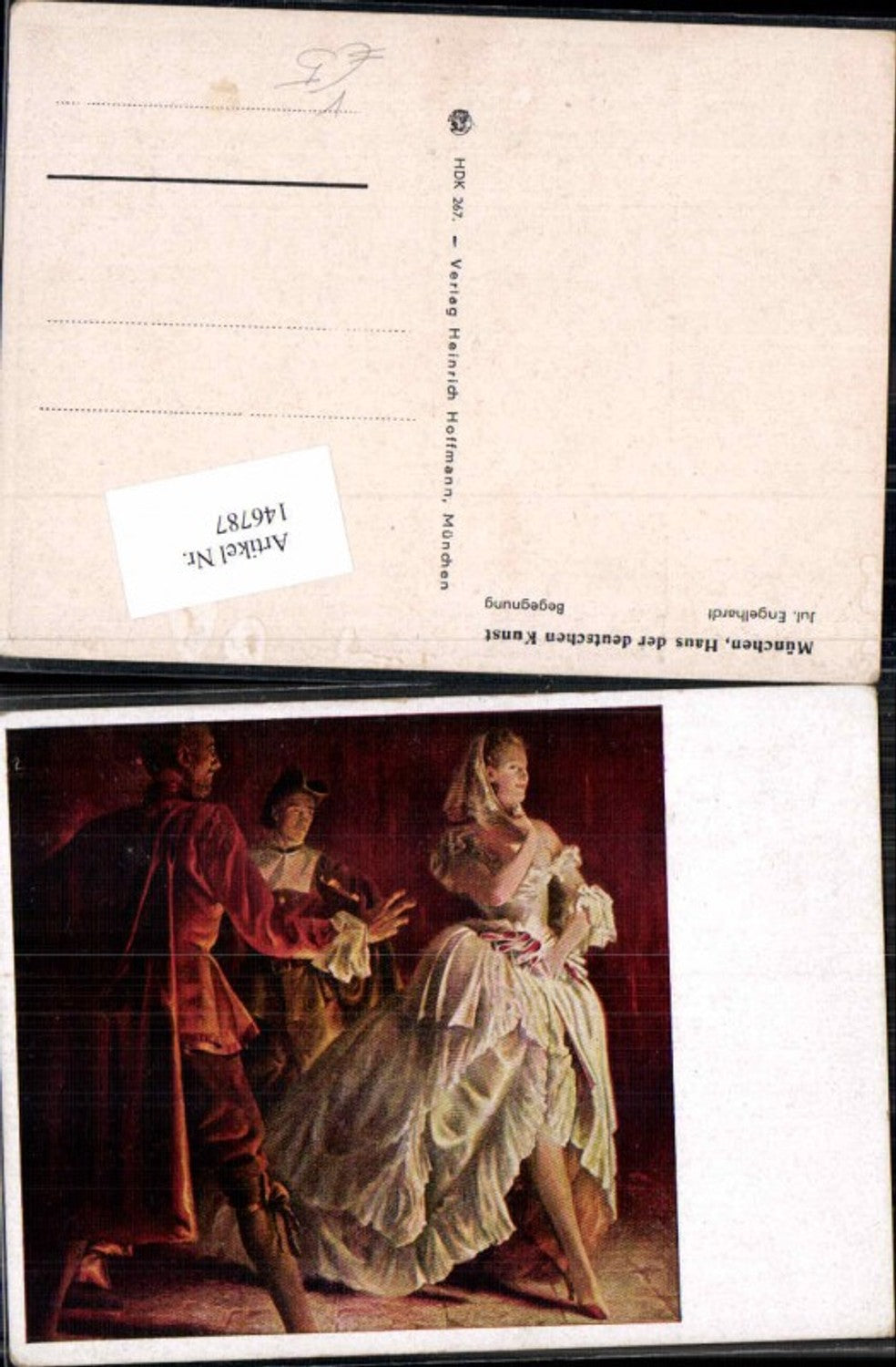 146787, House of German Art HDK 267 Julius Engelhardt Encounter