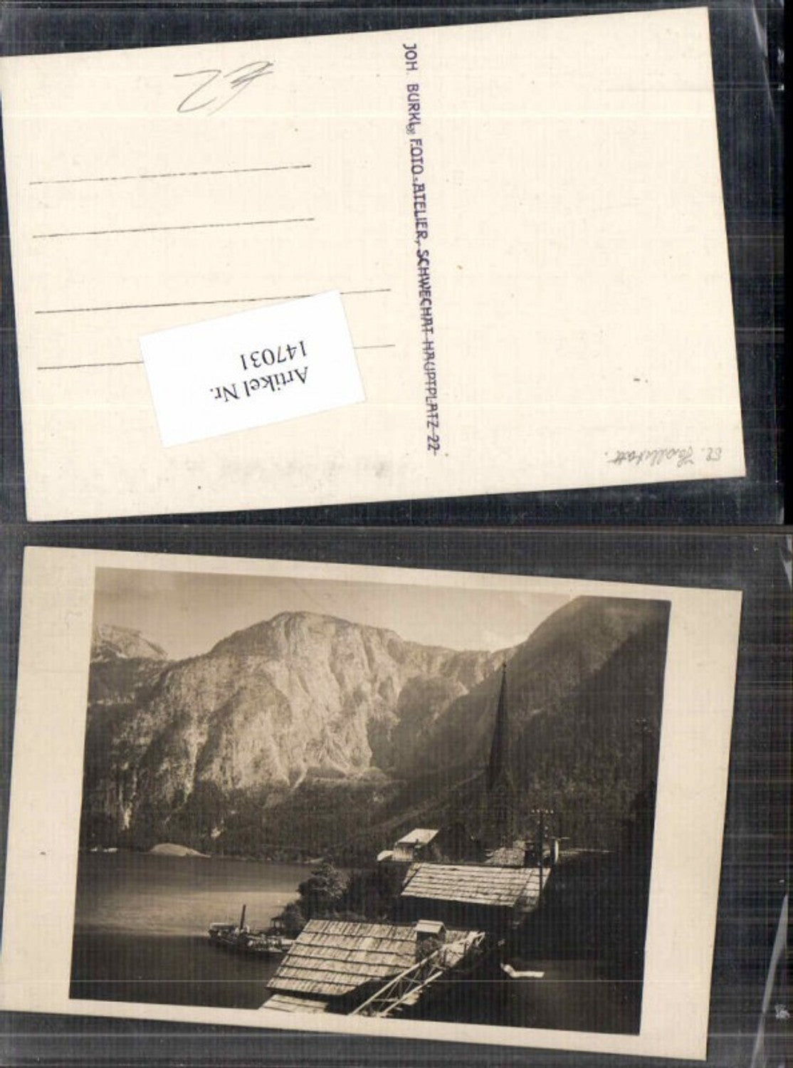 147031,Fotokarte Hallstatt Detailansicht
