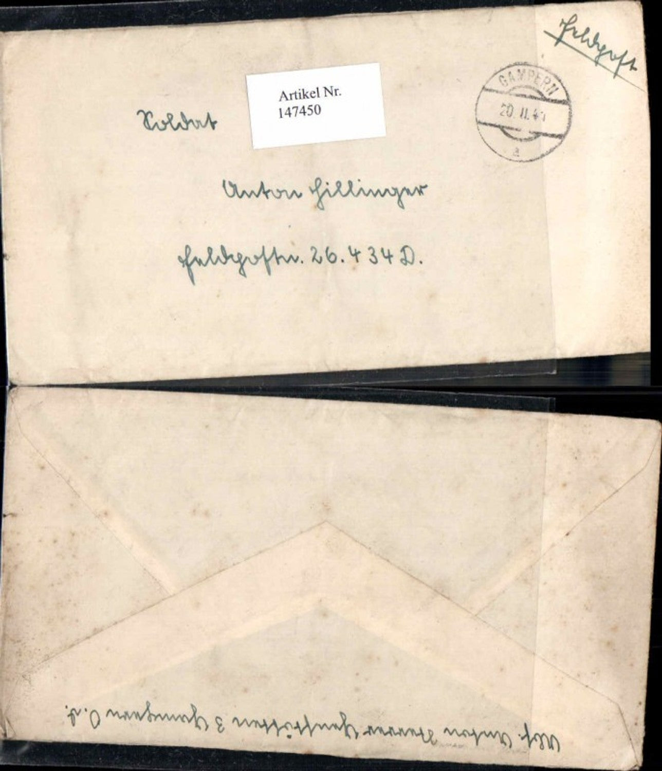 Alte Ansichtskarte – Old Postcard
