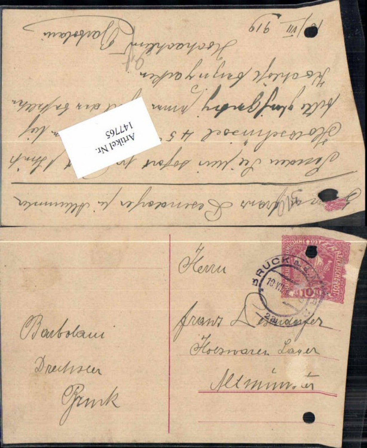 Alte Ansichtskarte – Old Postcard