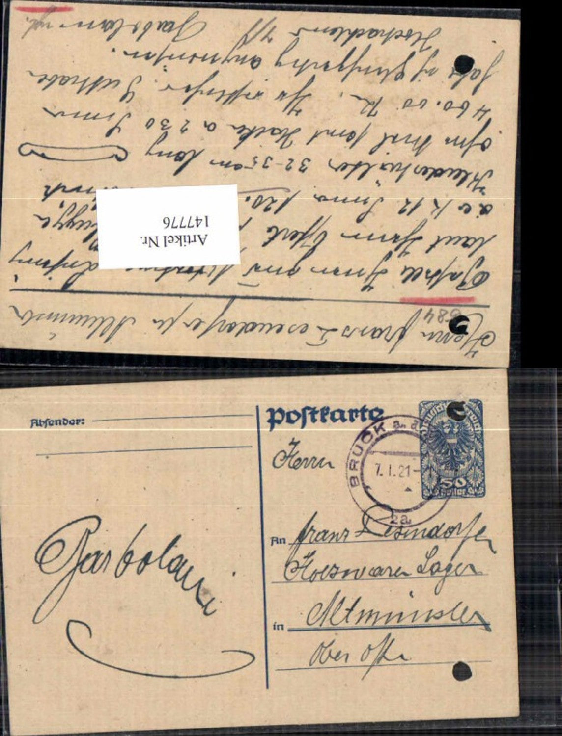 Alte Ansichtskarte – Old Postcard