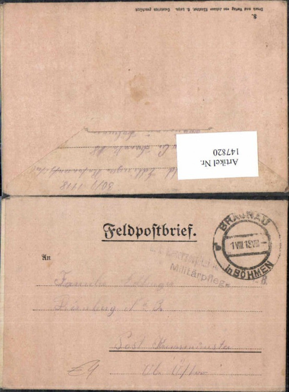 Alte Ansichtskarte – Old Postcard