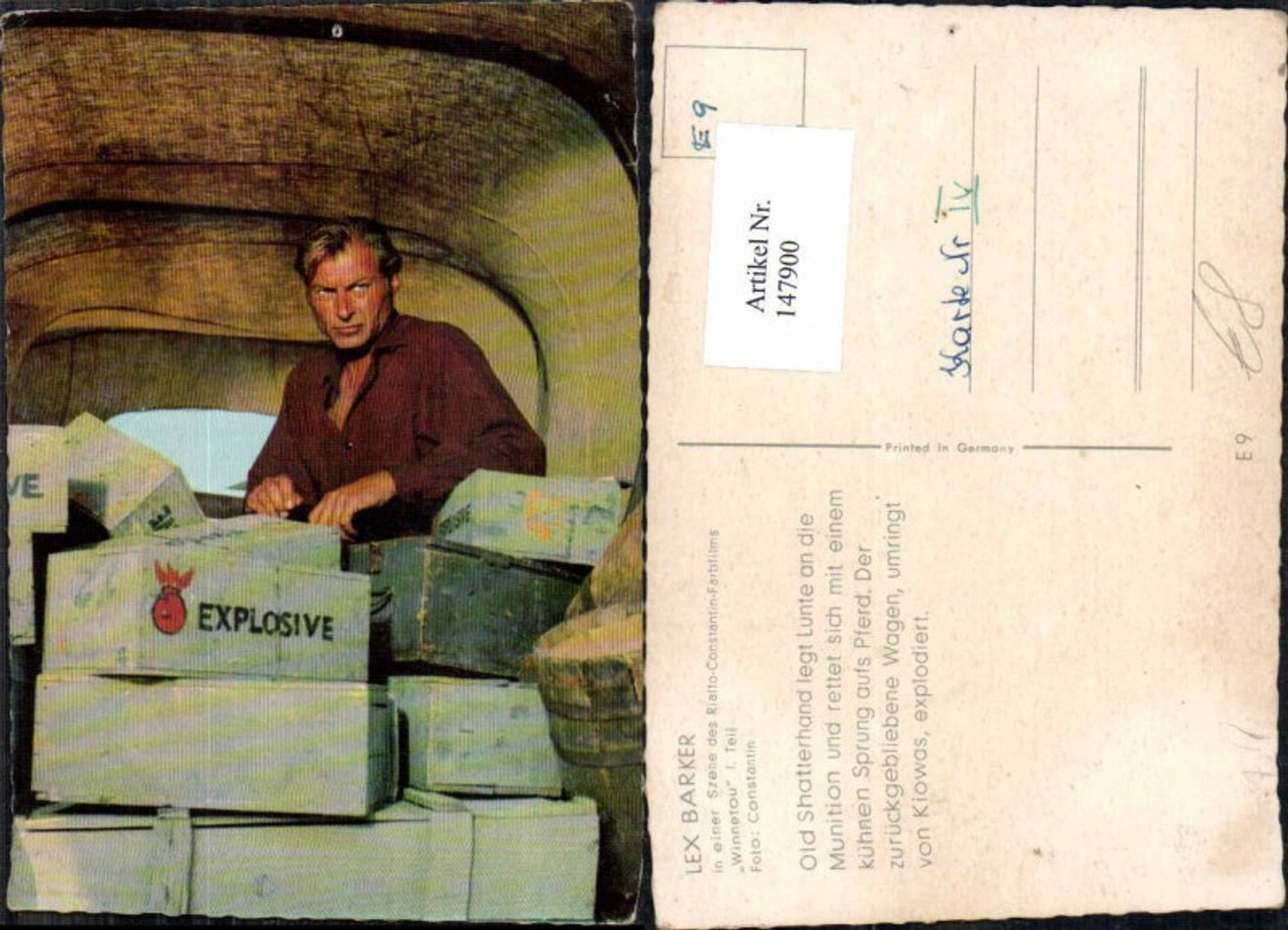 147900,Winnetou Lex Barker Old Shatterhand