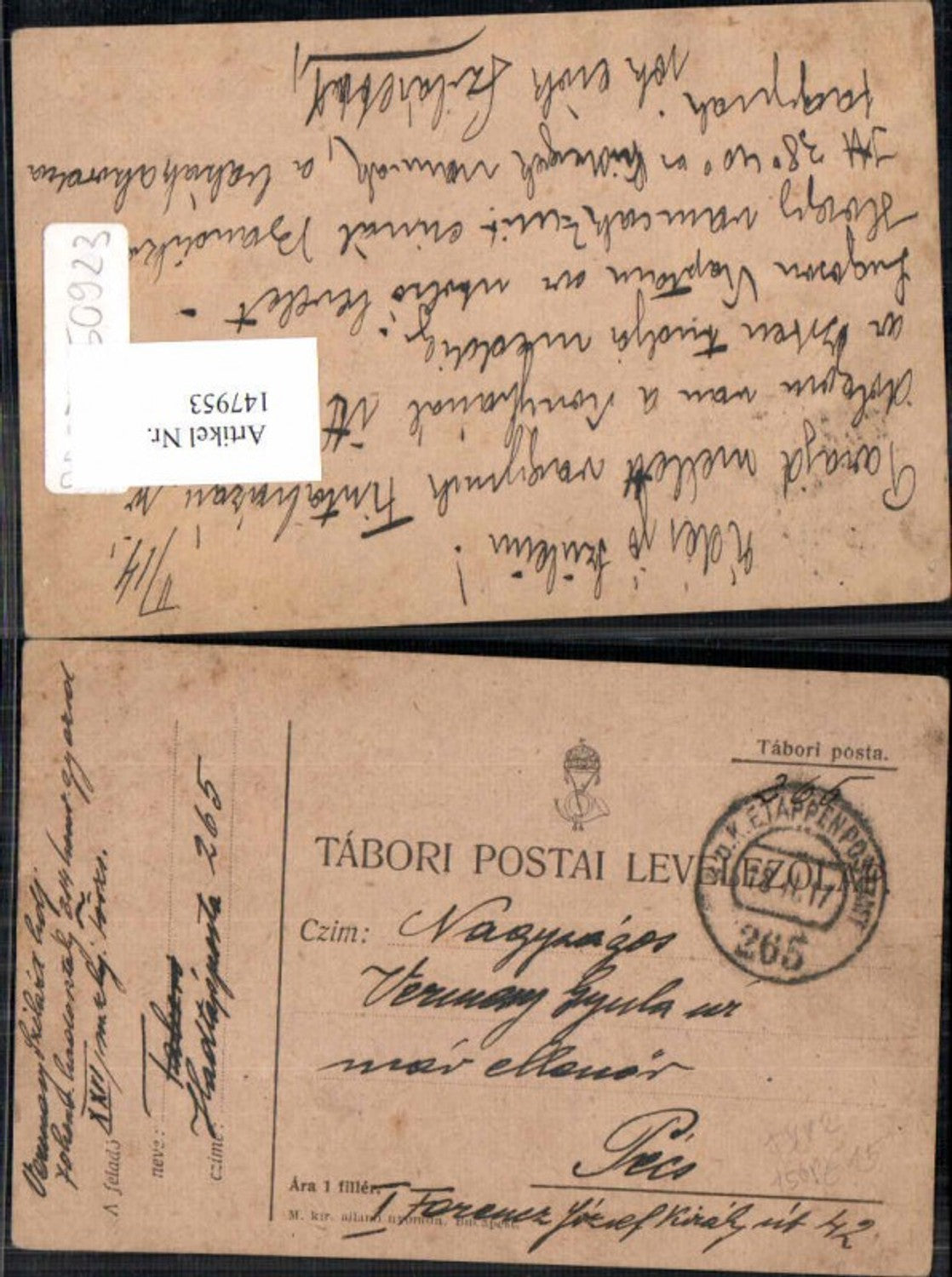 Alte Ansichtskarte – Old Postcard