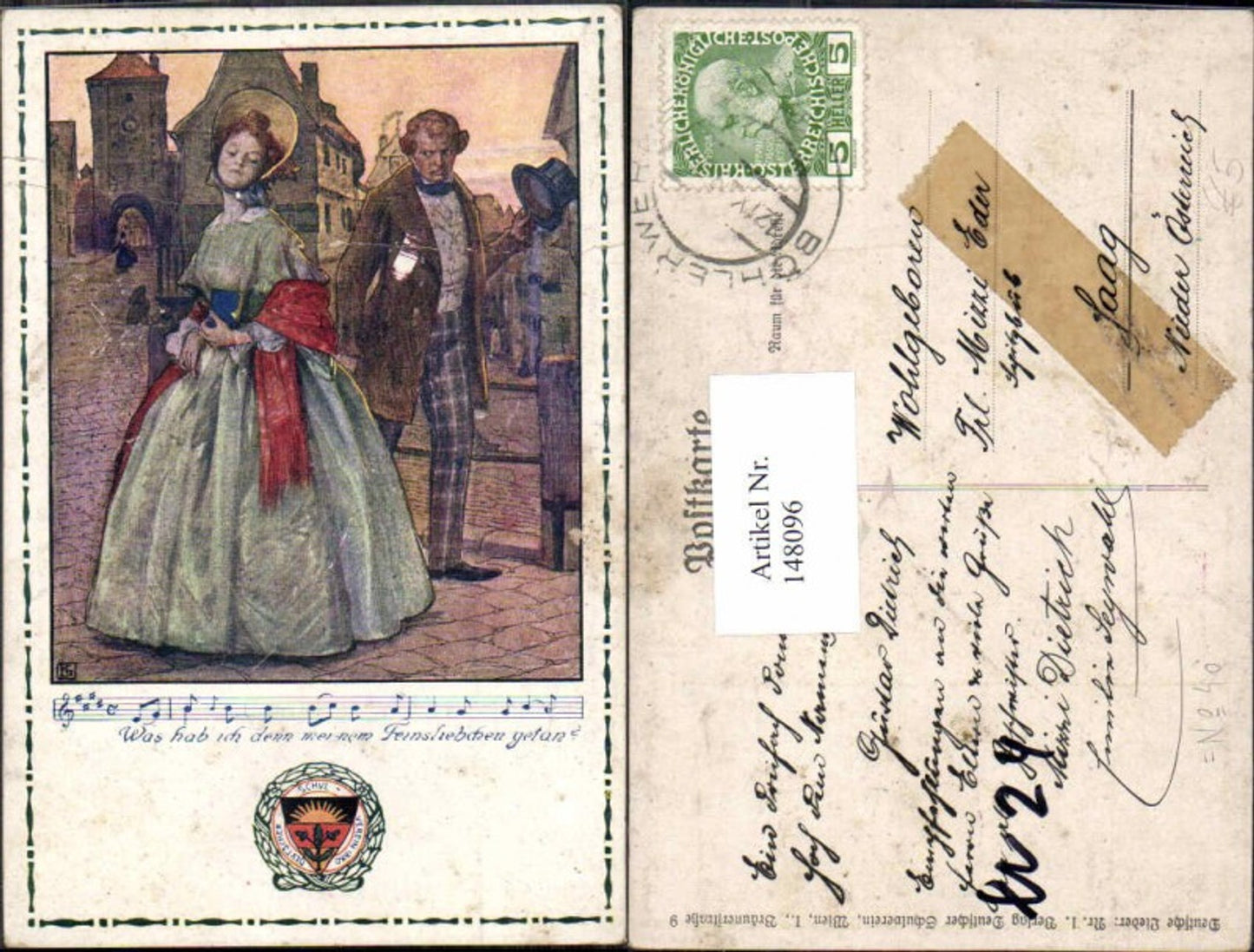 148096,Dt Schulverein Deutsche Lieder 1 Krems Wegscheid