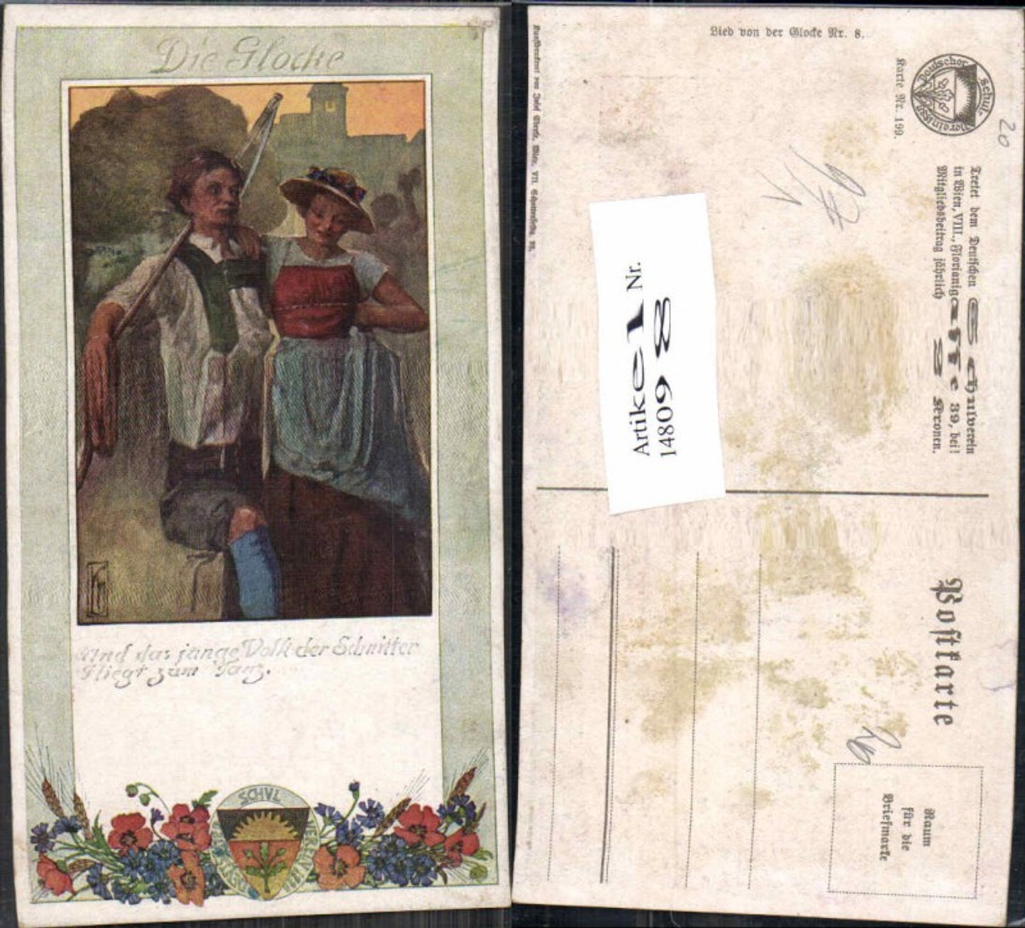 148098,Dt Schulverein 199 Lied v.d. Glocke 8