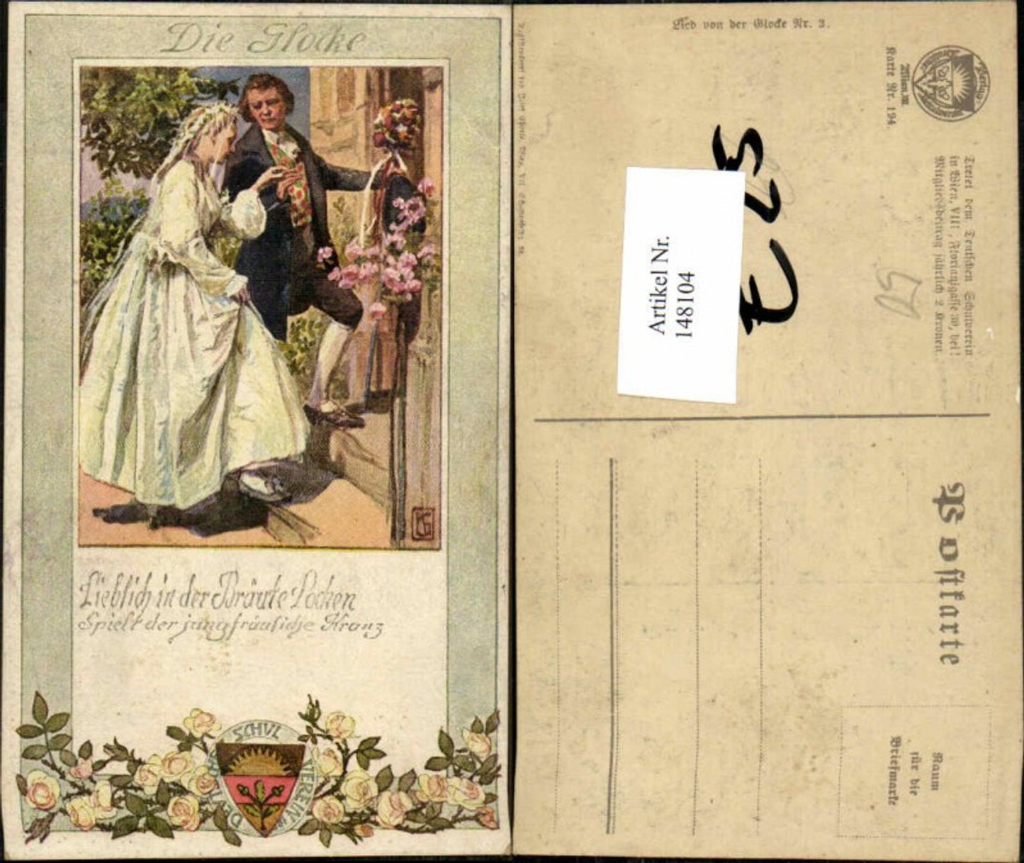 148104,Dt Schulverein 194 Lied v.d. Glocke 3