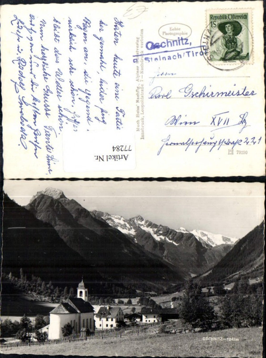 Alte Ansichtskarte – Old Postcard