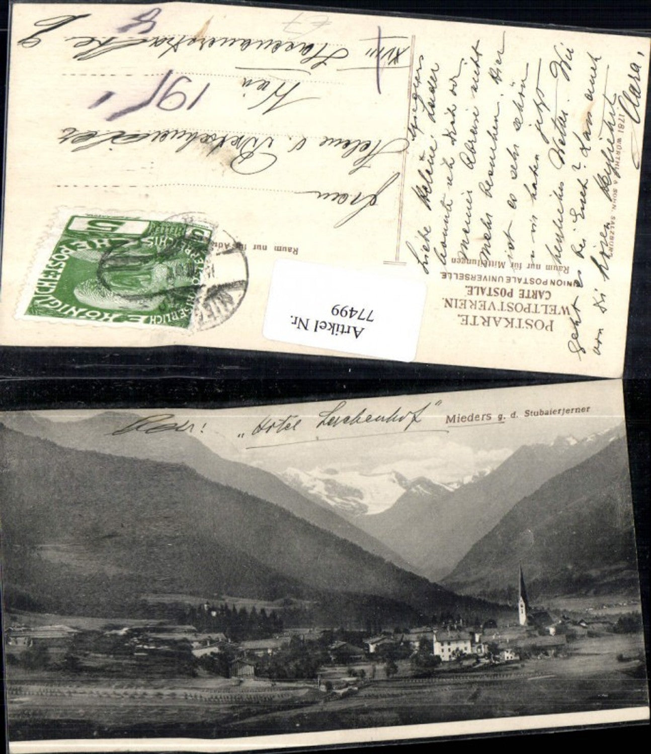 Alte Ansichtskarte – Old Postcard