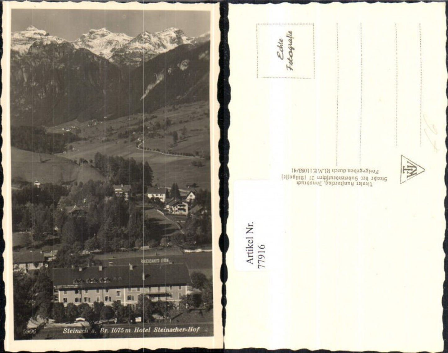 Alte Ansichtskarte – Old Postcard
