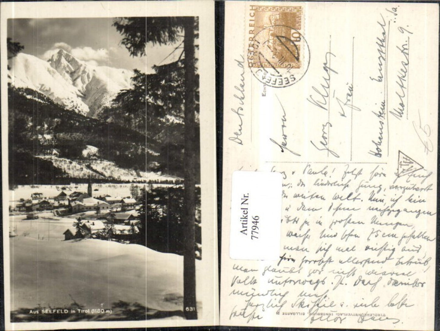 Alte Ansichtskarte – Old Postcard