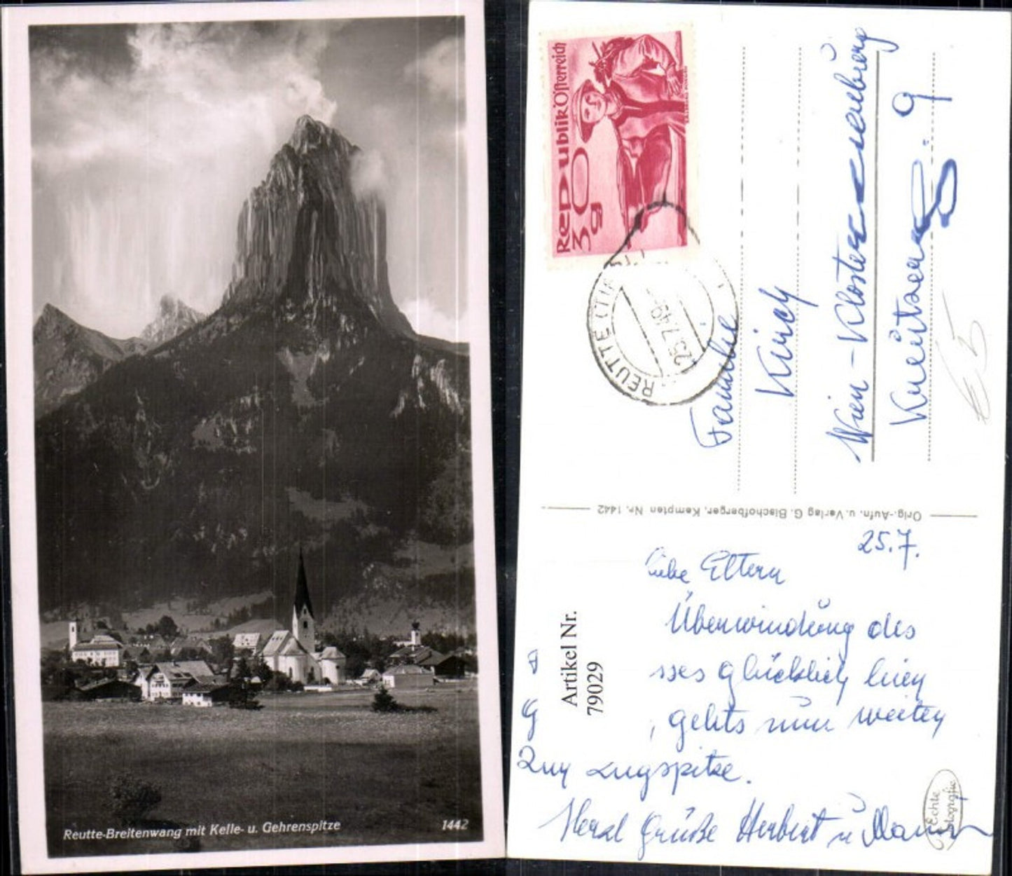 Alte Ansichtskarte – Old Postcard