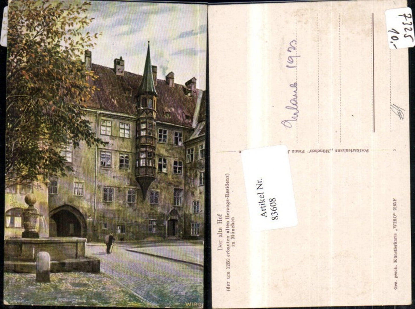 83608,München der alte Hof erbaut im Jahre 1252