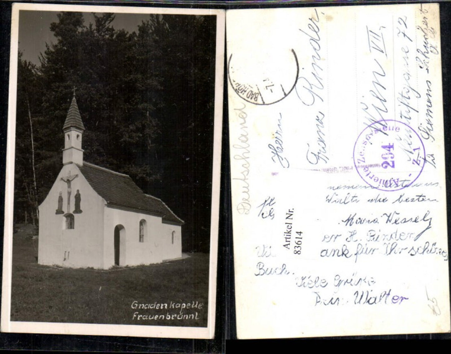 83614,Gnadenkapelle Frauenbrünnl Frauenbrunn Kapelle Traunwalchen